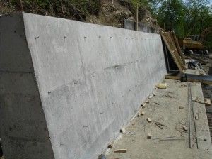 подпорные стены из бетона